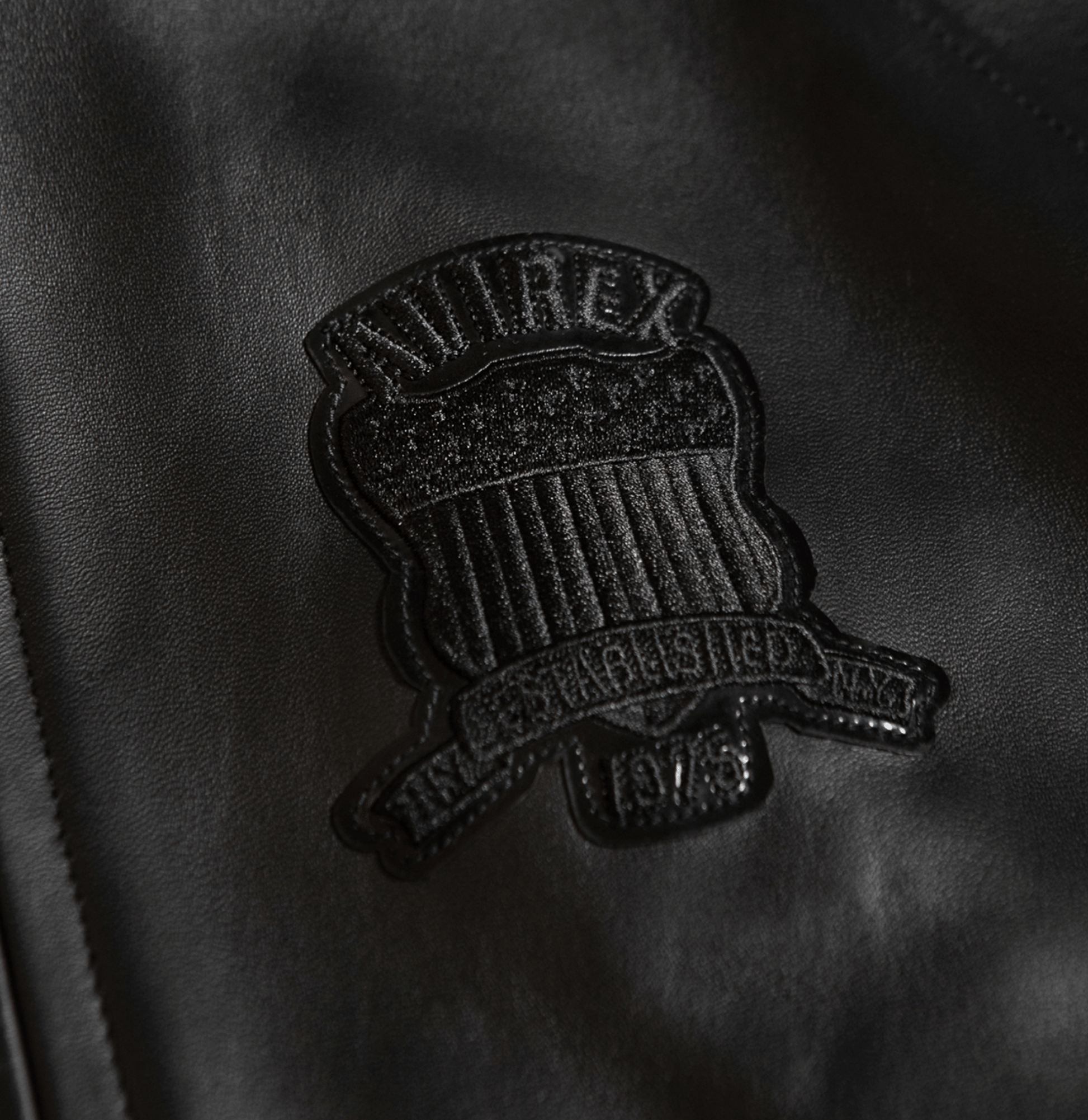 Avirex Black Icon Jacket - Rare Leather