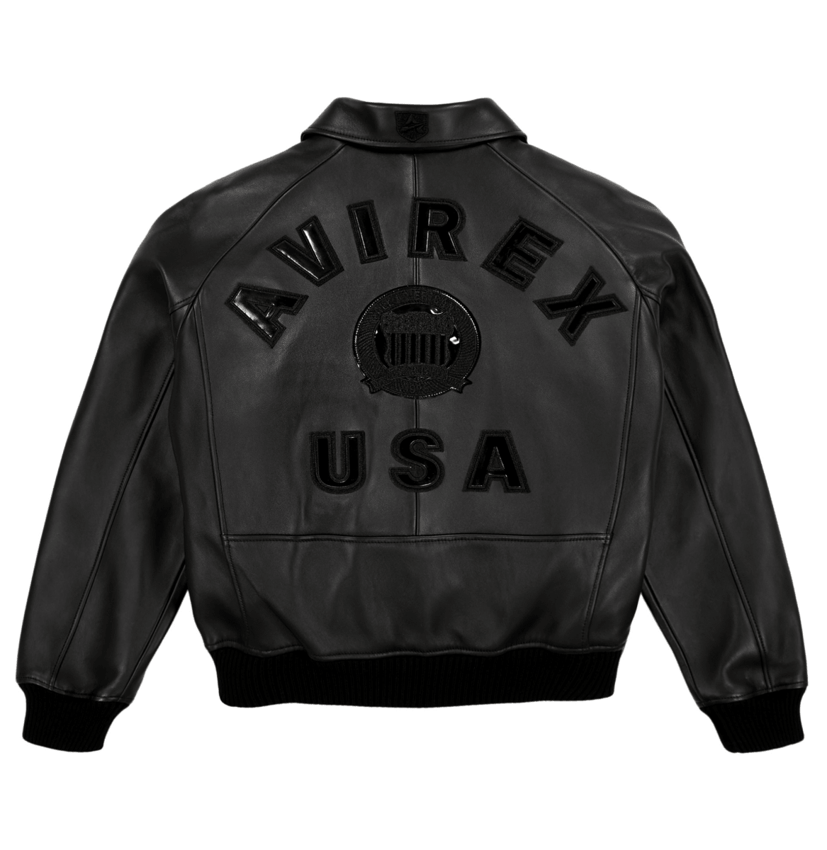 Avirex Black Icon Jacket - Vox Leather