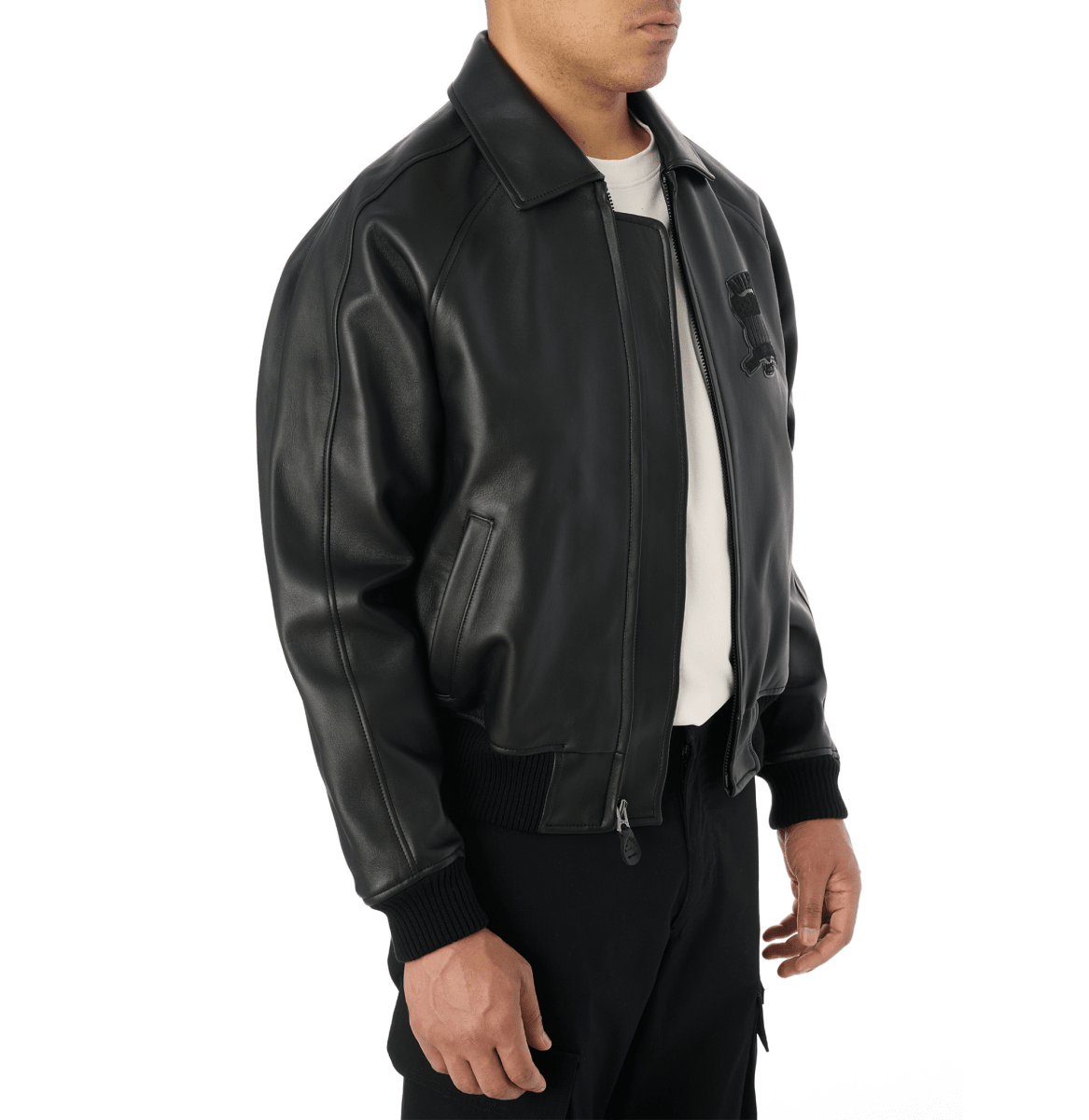 Avirex Black Icon Jacket - Vox Leather