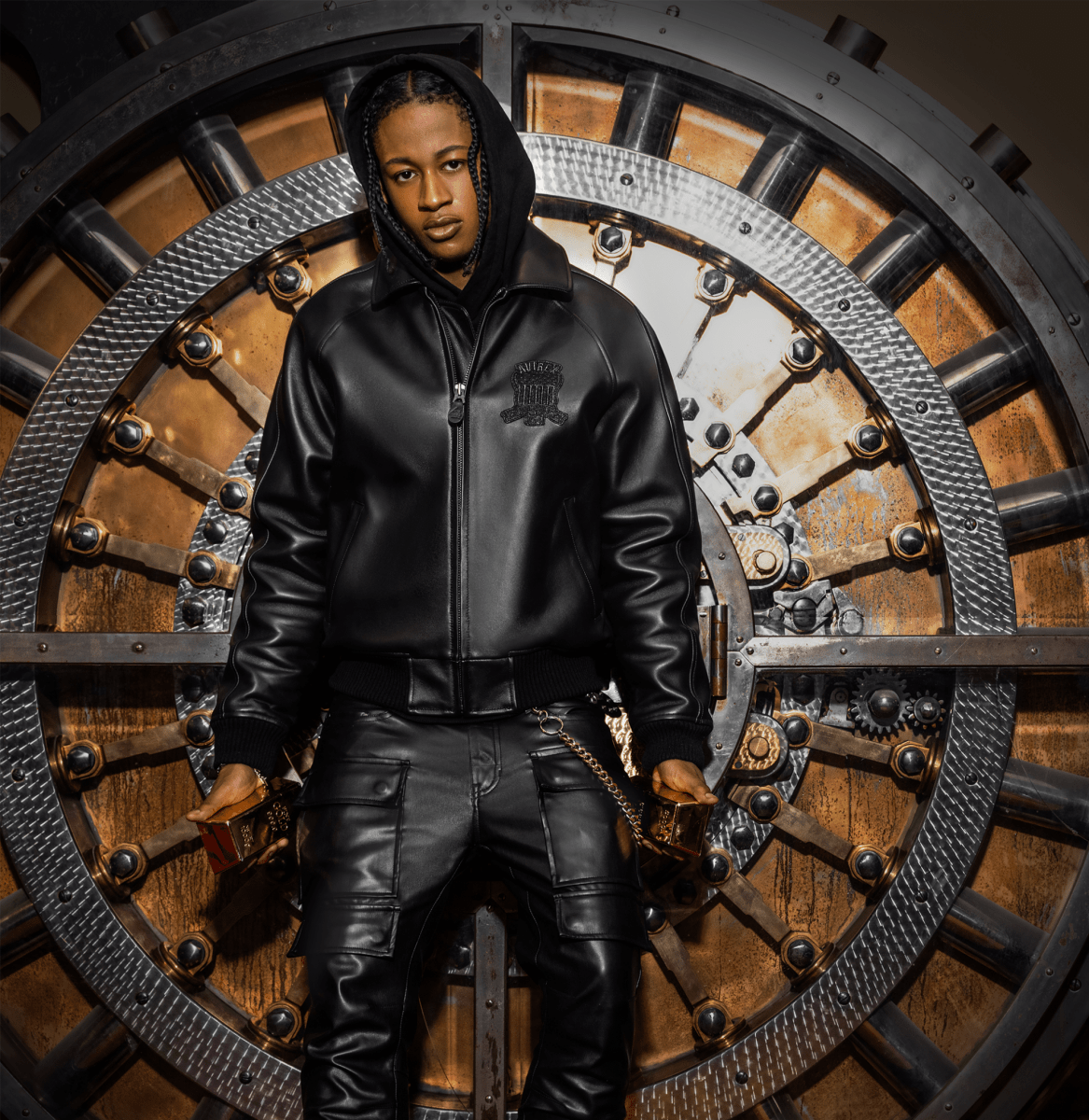 Avirex Black Icon Jacket - Vox Leather