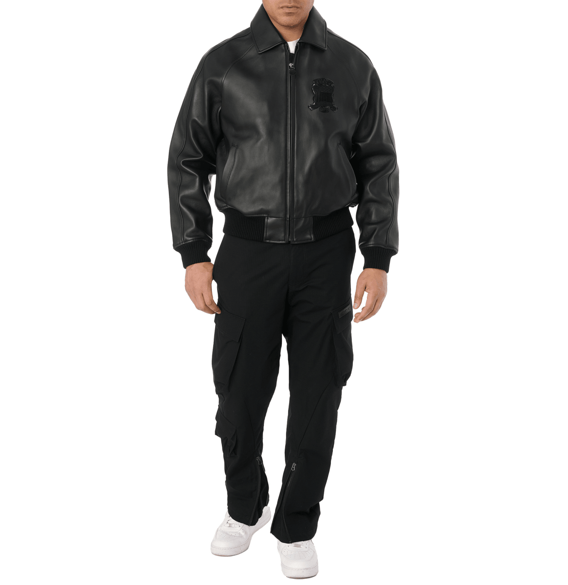 Avirex Black Icon Jacket - Vox Leather