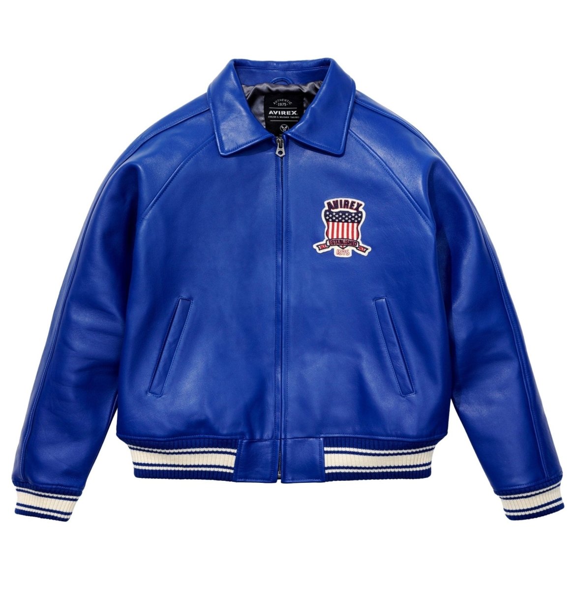 Avirex Blue Icon Jacket - Vox Leather