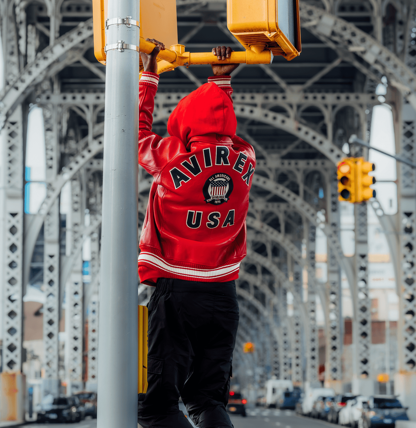 Avirex Red Icon Jacket - Rare Leather