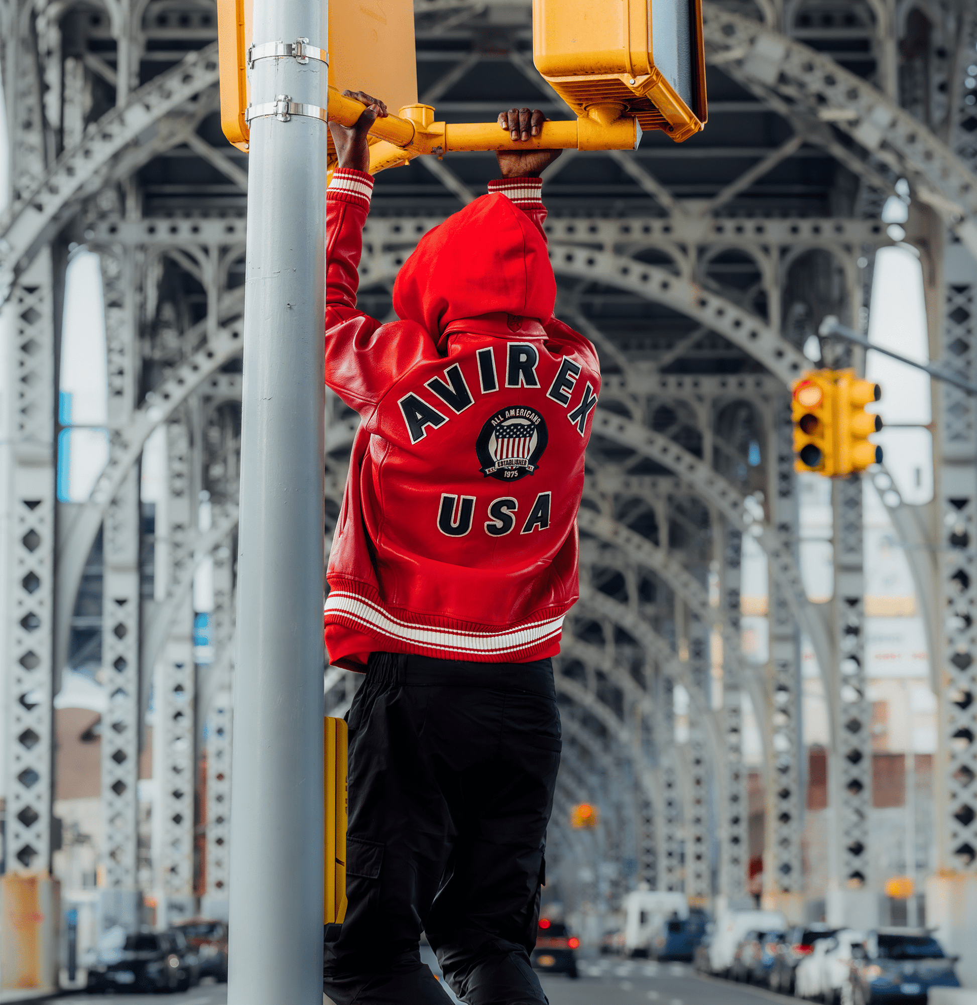 Avirex Red Icon Jacket - Rare Leather