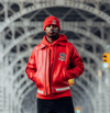 Avirex Red Icon Jacket - Vox Leather