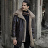 B3 Flight Jacket Men’s Shearling Aviator Fur Long Coat - Rare Leather