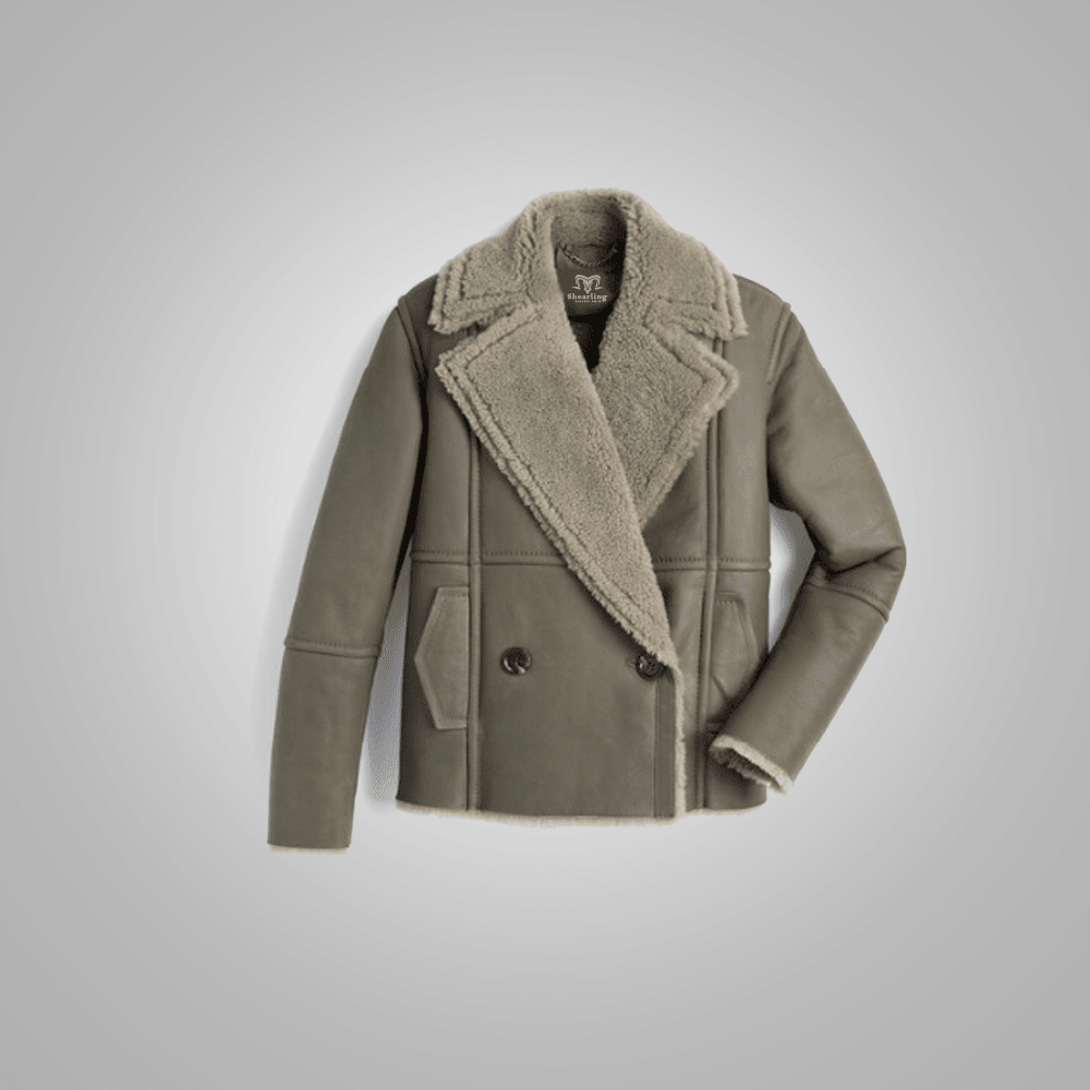 B3 Women Flying Aviator Real Fur Leather Bomber Jacket - Vox Leather