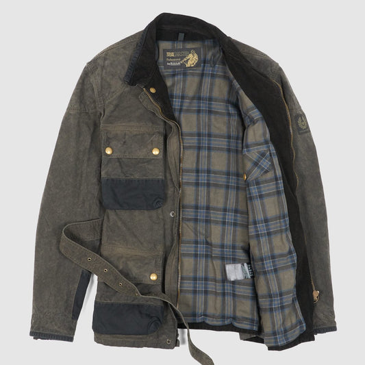 Belstaff Dry Waxed Trialmaster Jacket Used Look - Vox Leather
