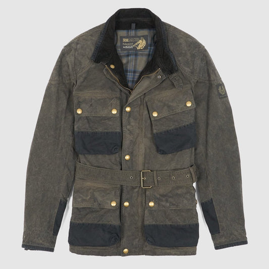 Belstaff Dry Waxed Trialmaster Jacket Used Look - Vox Leather