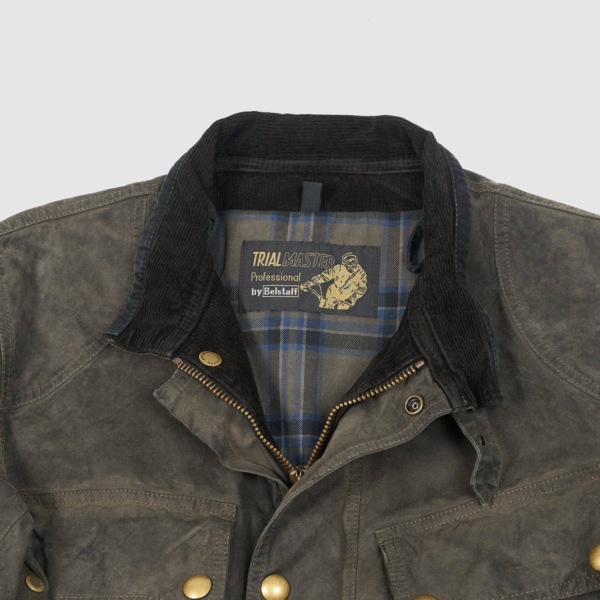 Belstaff Dry Waxed Trialmaster Jacket Used Look - Vox Leather