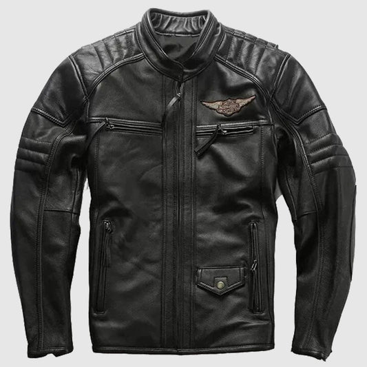 Black Harley Davidson Passion Velocity Leather Jacket - Vox Leather