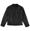 BLACK - OUT RACING JACKET - Rare Leather