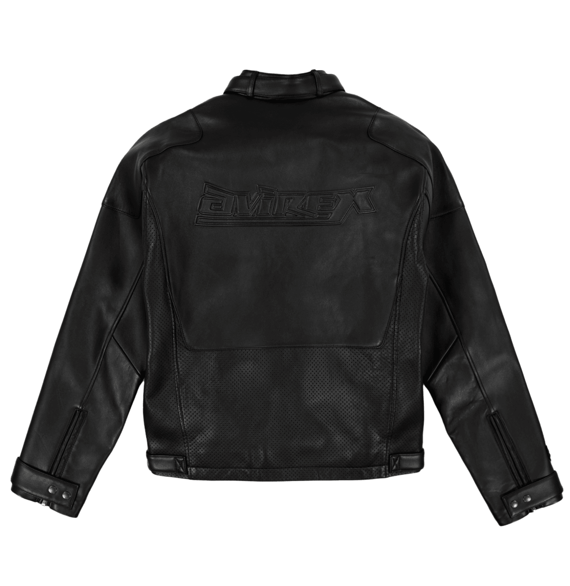 BLACK-OUT RACING JACKET - Vox Leather
