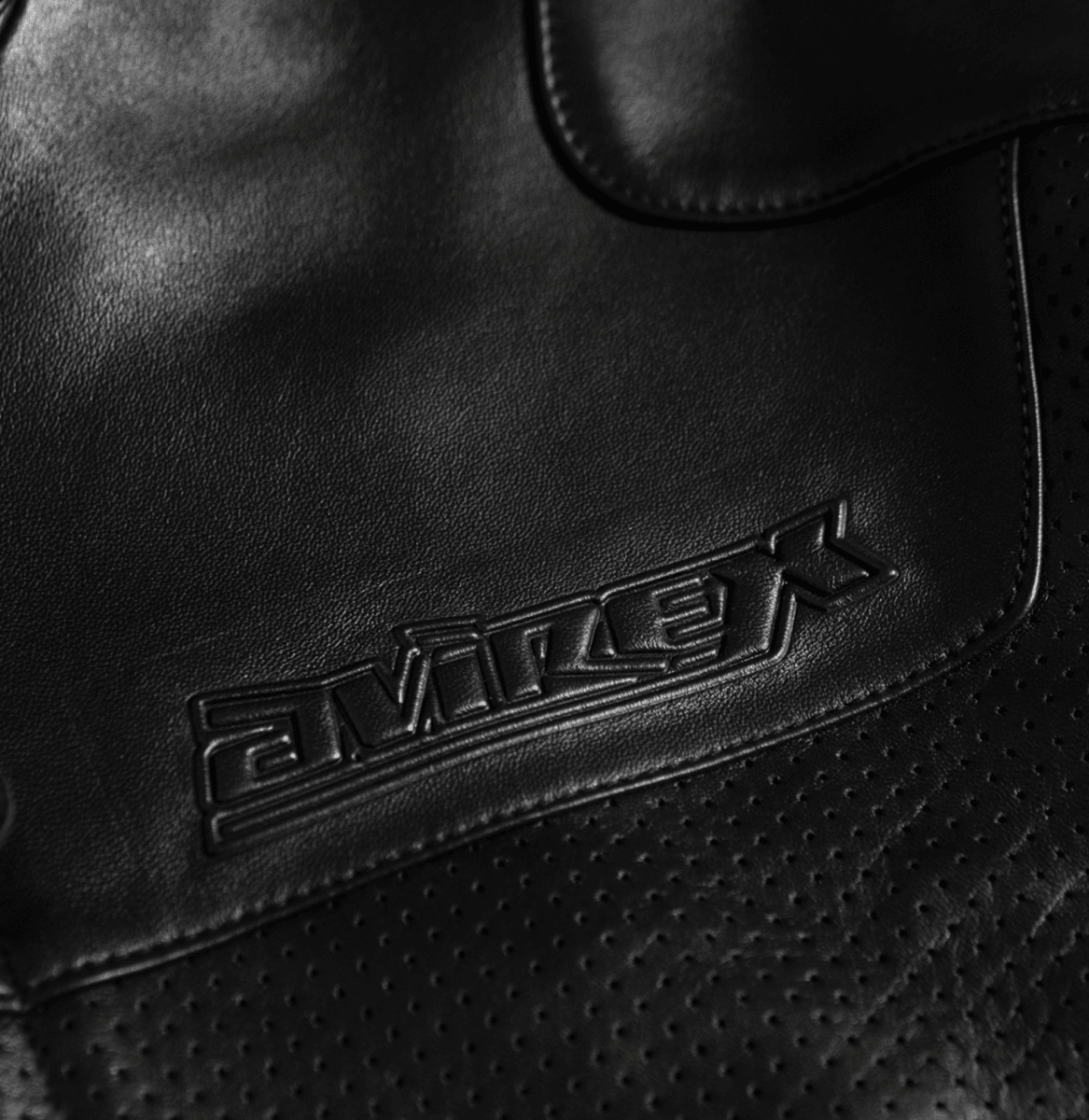 BLACK-OUT RACING JACKET - Vox Leather