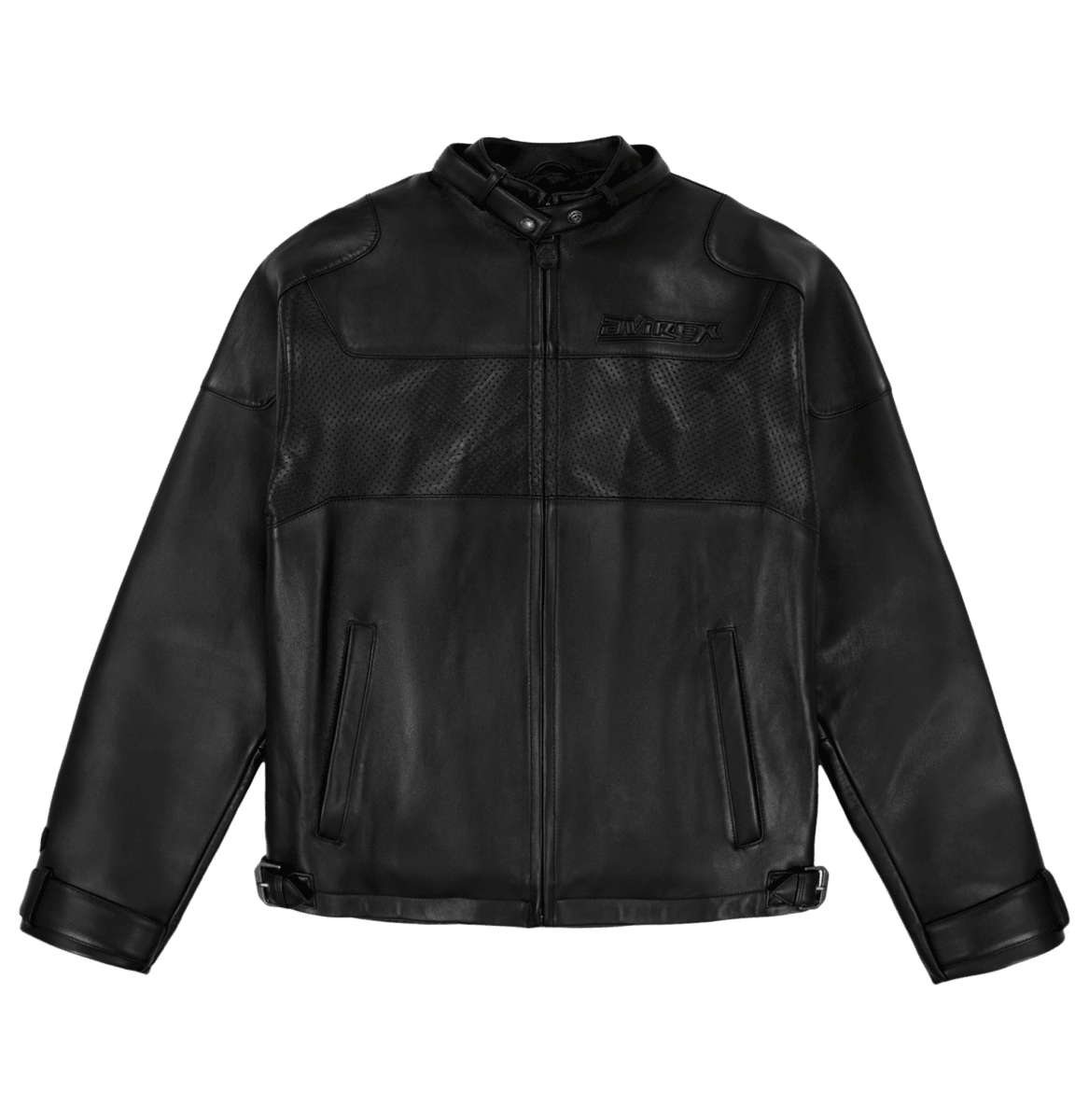 BLACK-OUT RACING JACKET - Vox Leather