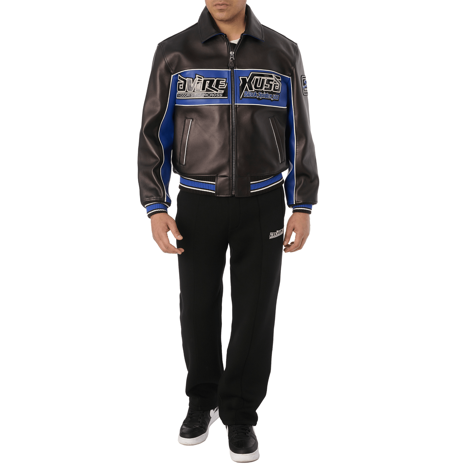 BLACK SPIDER RACER JACKET - Rare Leather