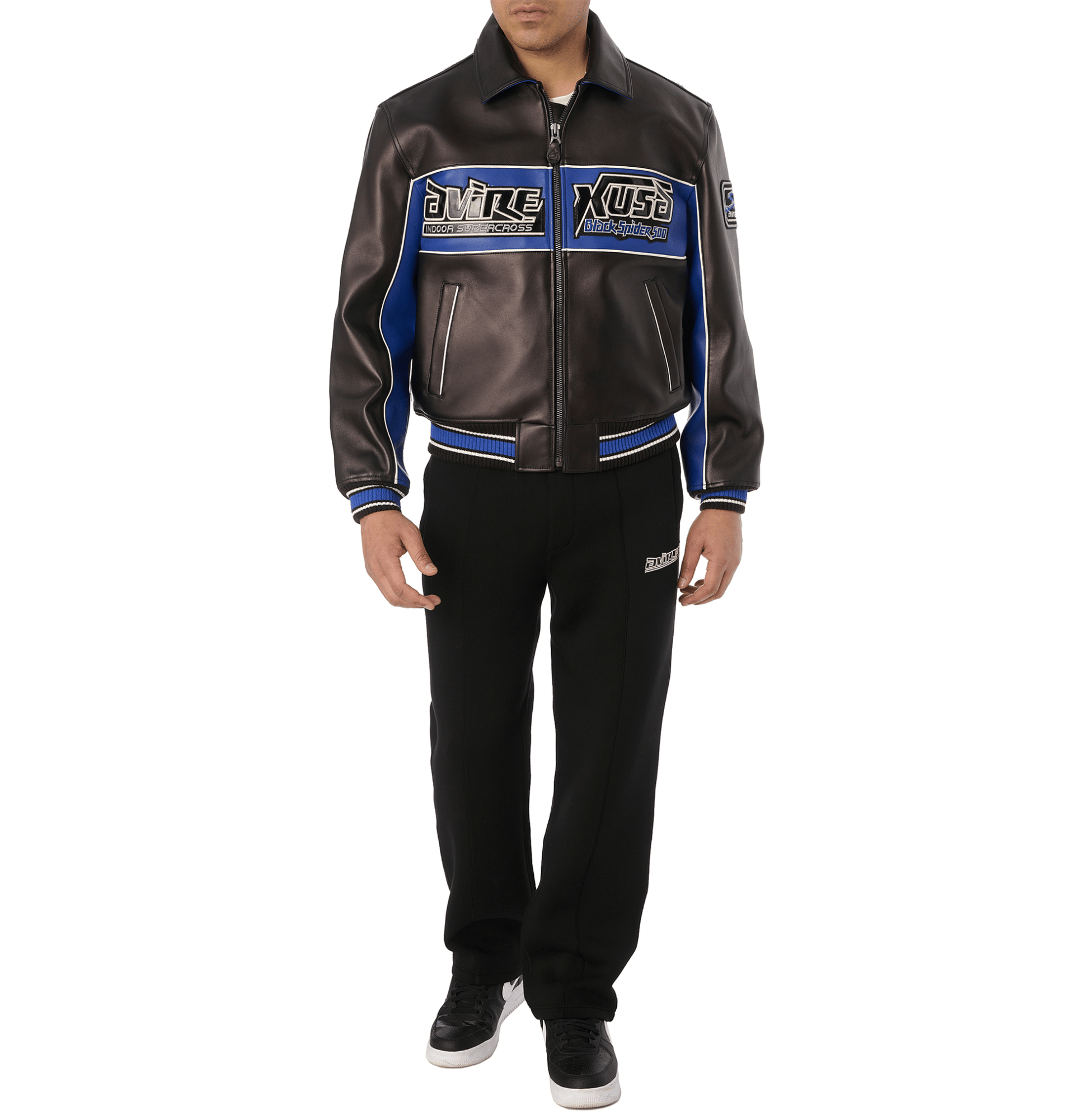 BLACK SPIDER RACER JACKET - Rare Leather