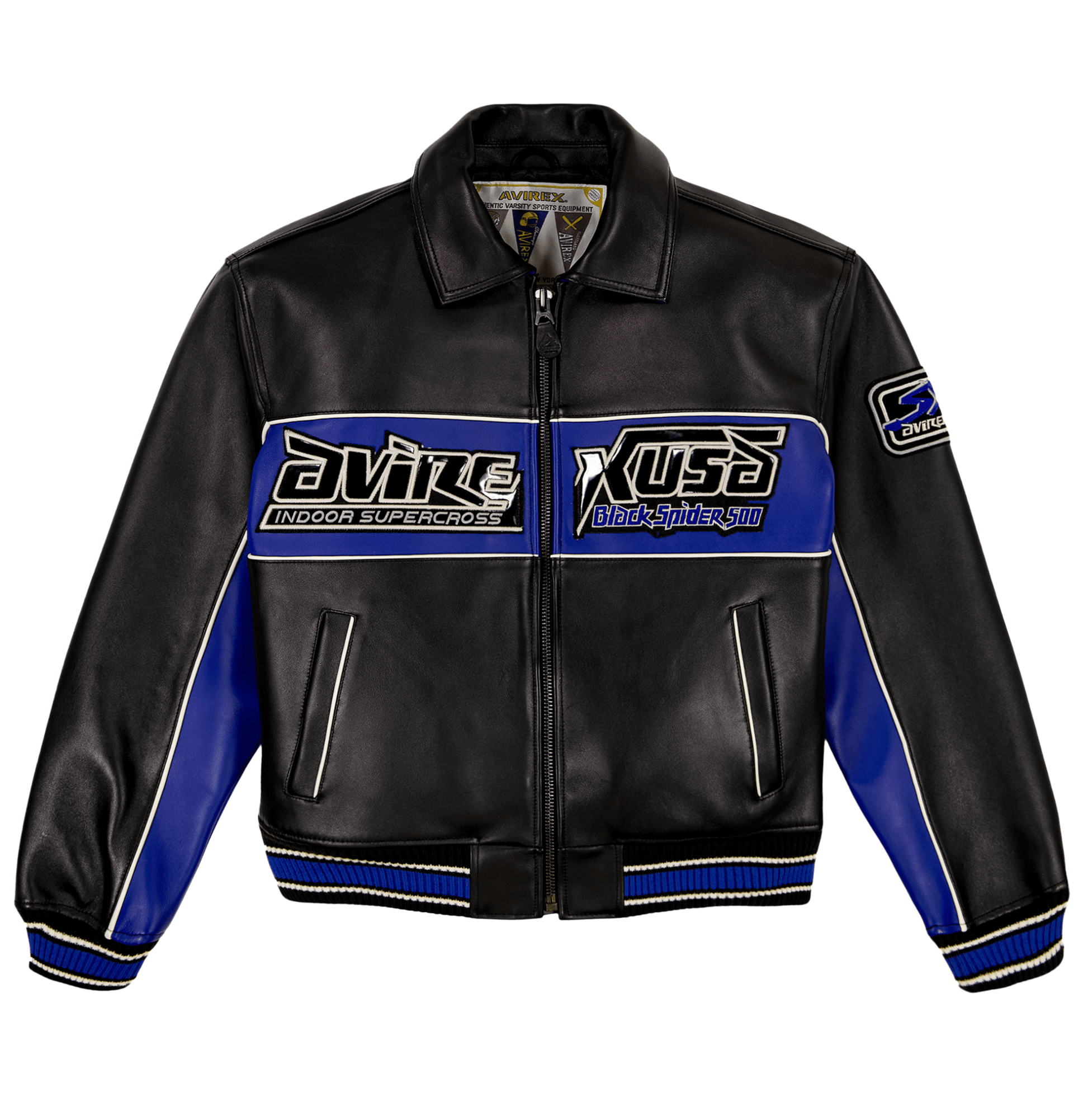 BLACK SPIDER RACER JACKET - Rare Leather