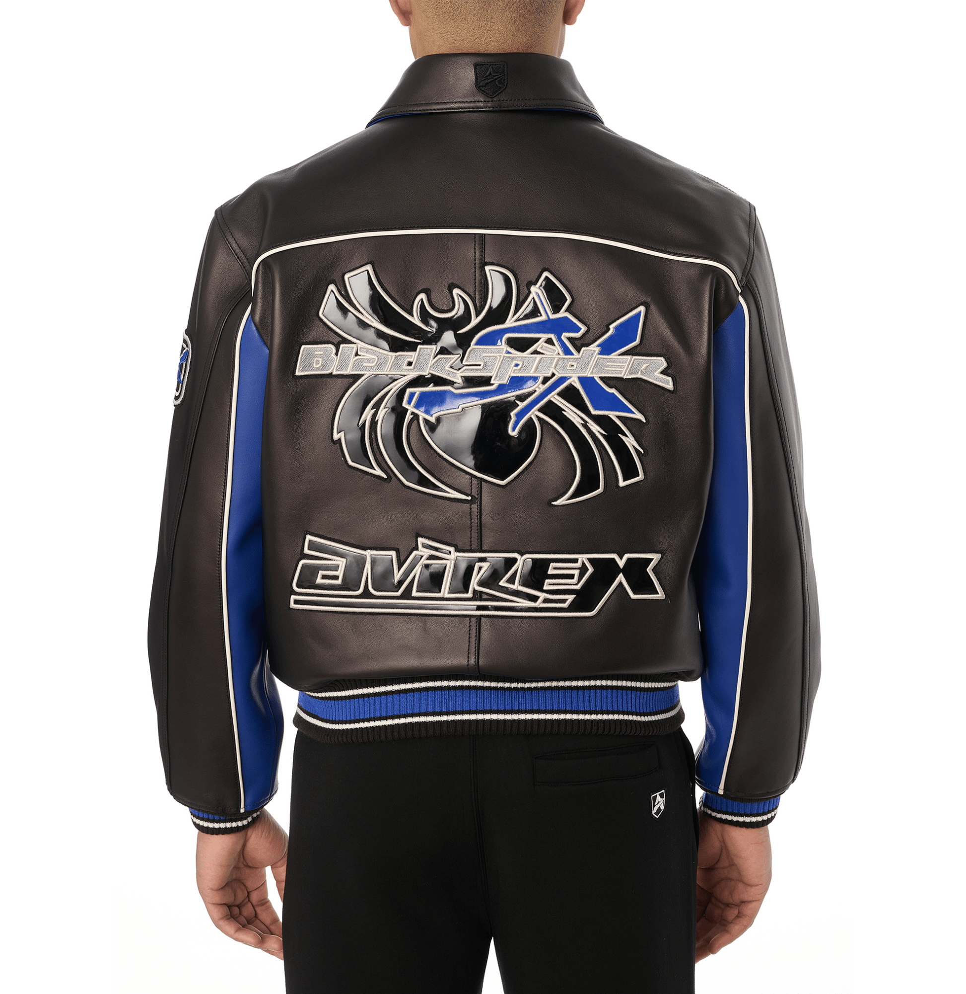 BLACK SPIDER RACER JACKET - Rare Leather