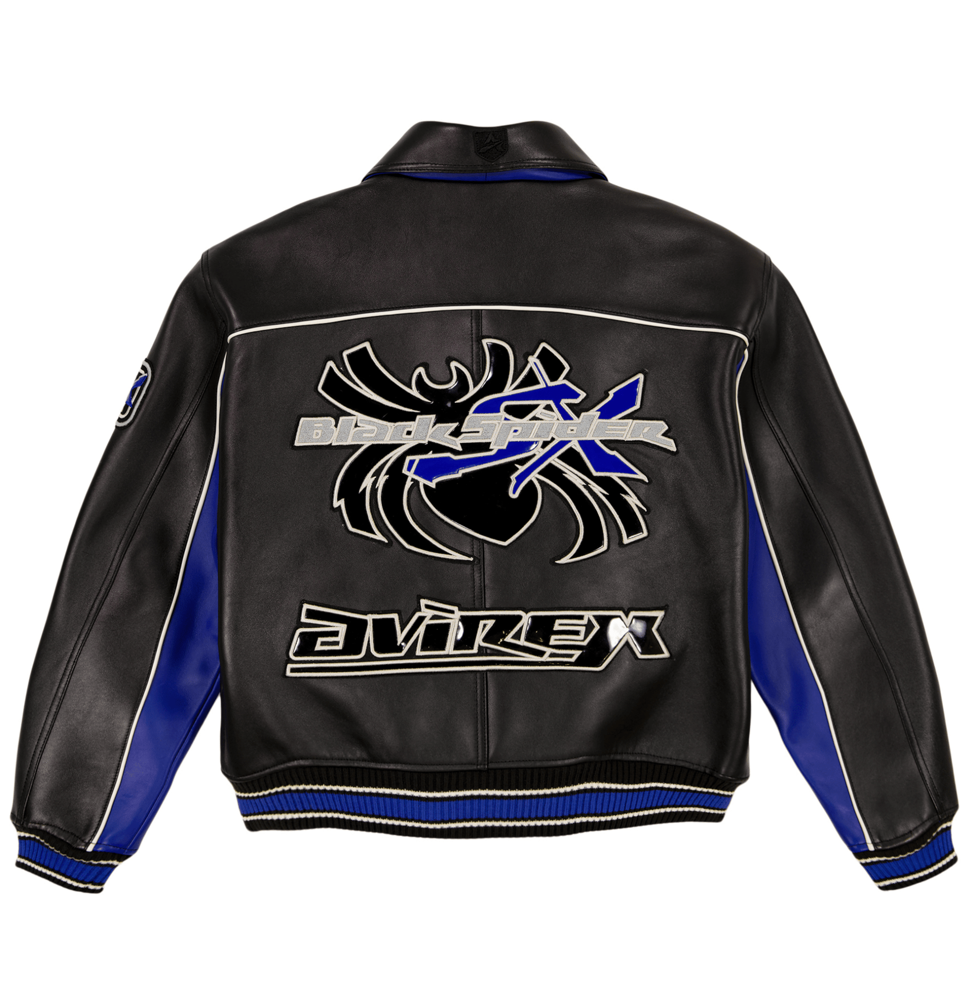 BLACK SPIDER RACER JACKET - Rare Leather