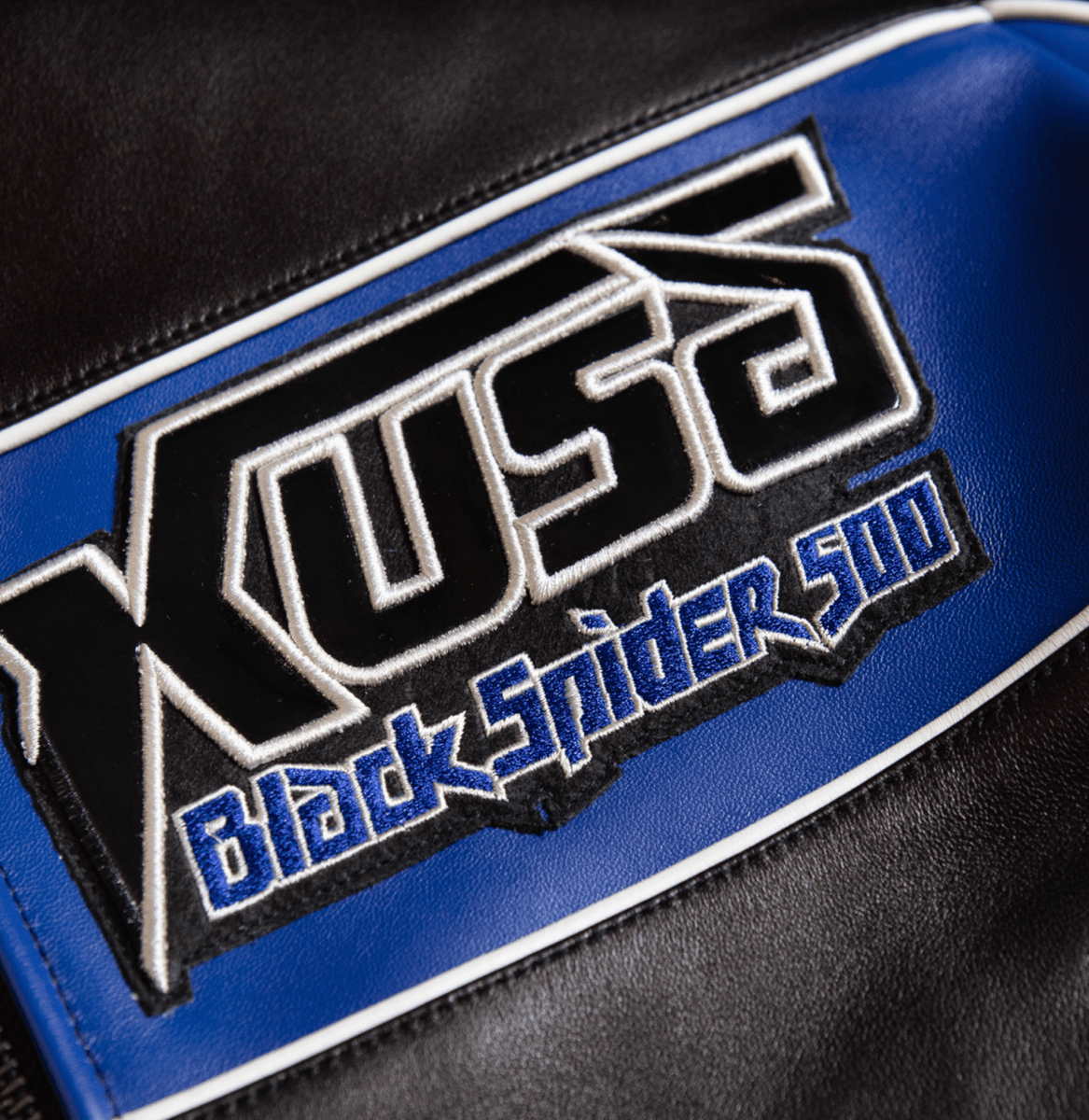 BLACK SPIDER RACER JACKET - Vox Leather