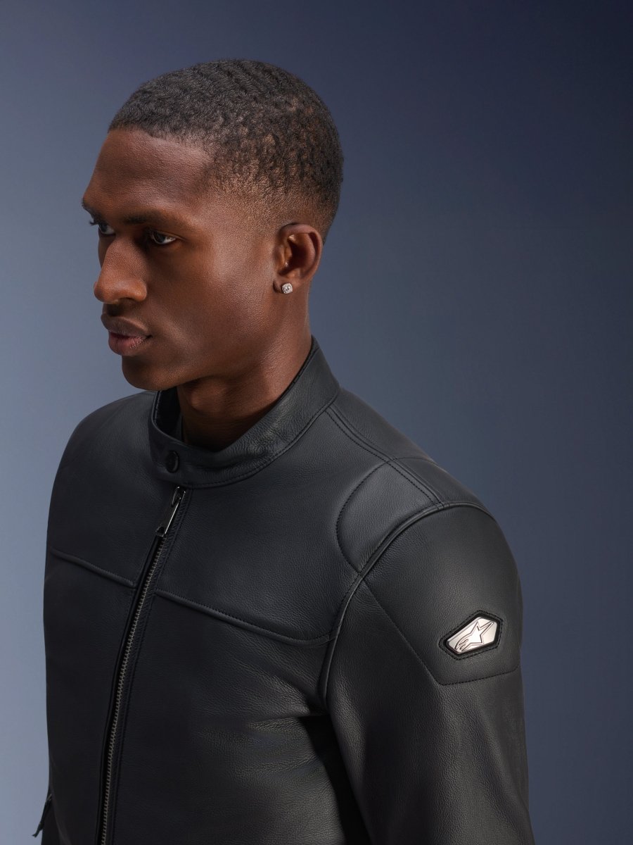 Blacktrack Leather Jacket - Vox Leather