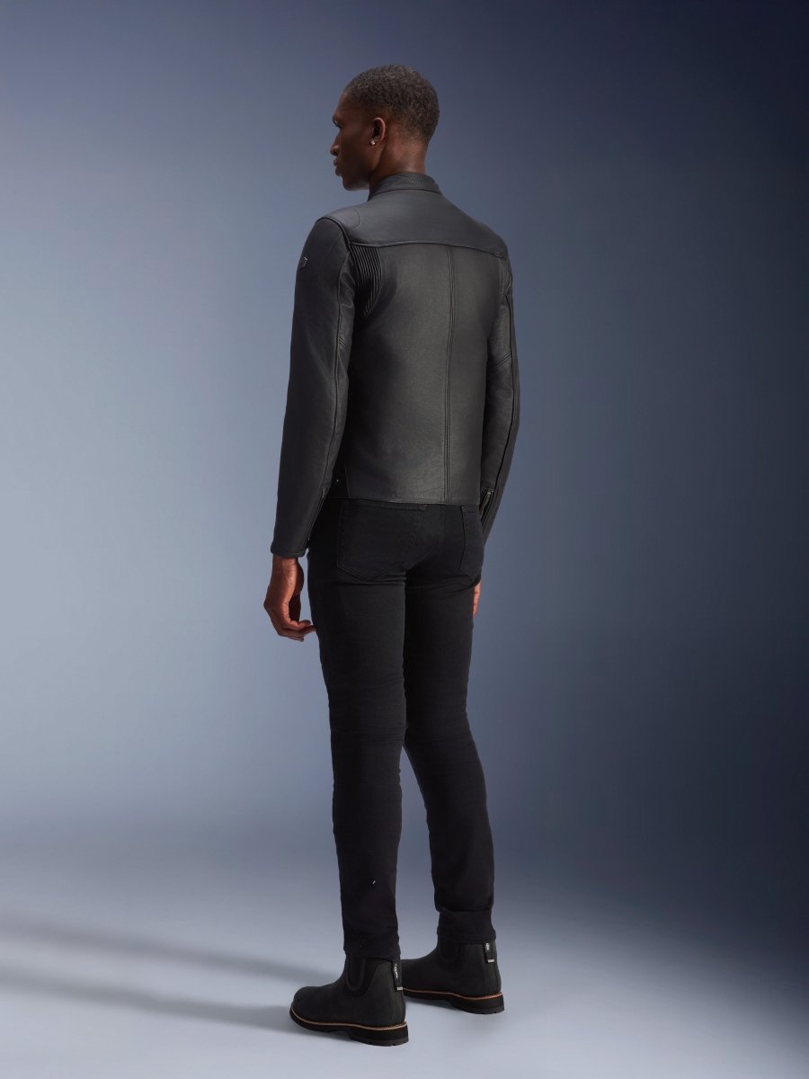 Blacktrack Leather Jacket - Vox Leather