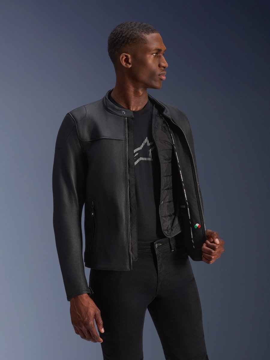 Blacktrack Leather Jacket - Vox Leather