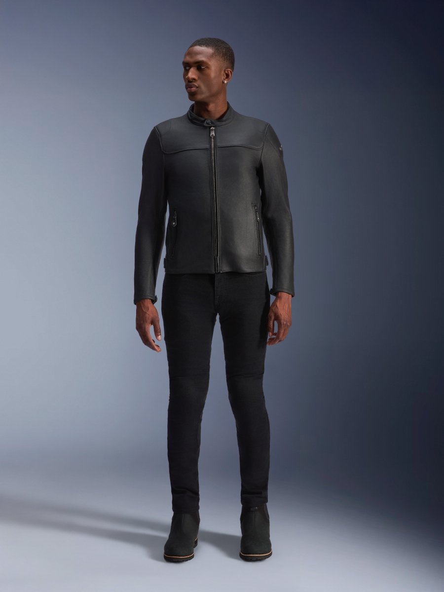 Blacktrack Leather Jacket - Vox Leather