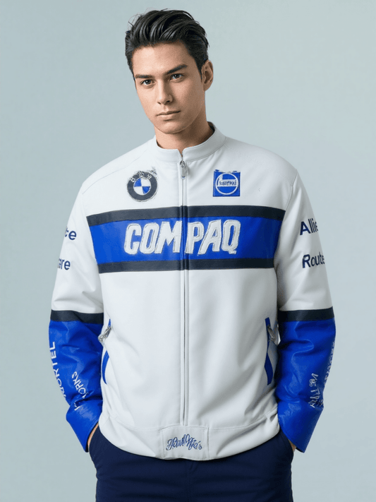 BMW Leather Vintage Racing Jacket - Vox Leather