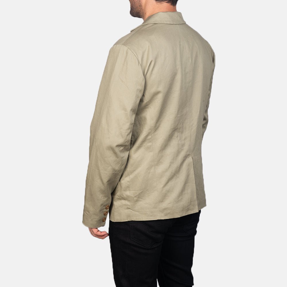 Borges Beige Blazer - Vox Leather