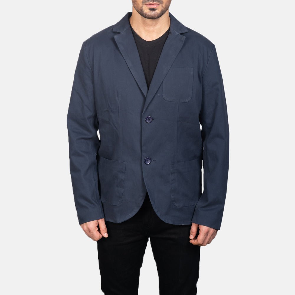 Borges Navy Blue Blazer - Rare Leather