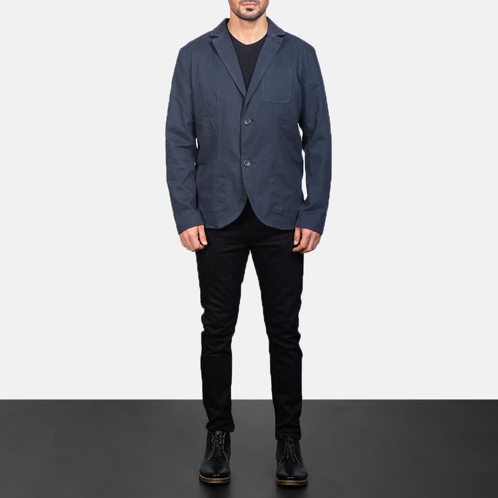 Borges Navy Blue Blazer - Rare Leather