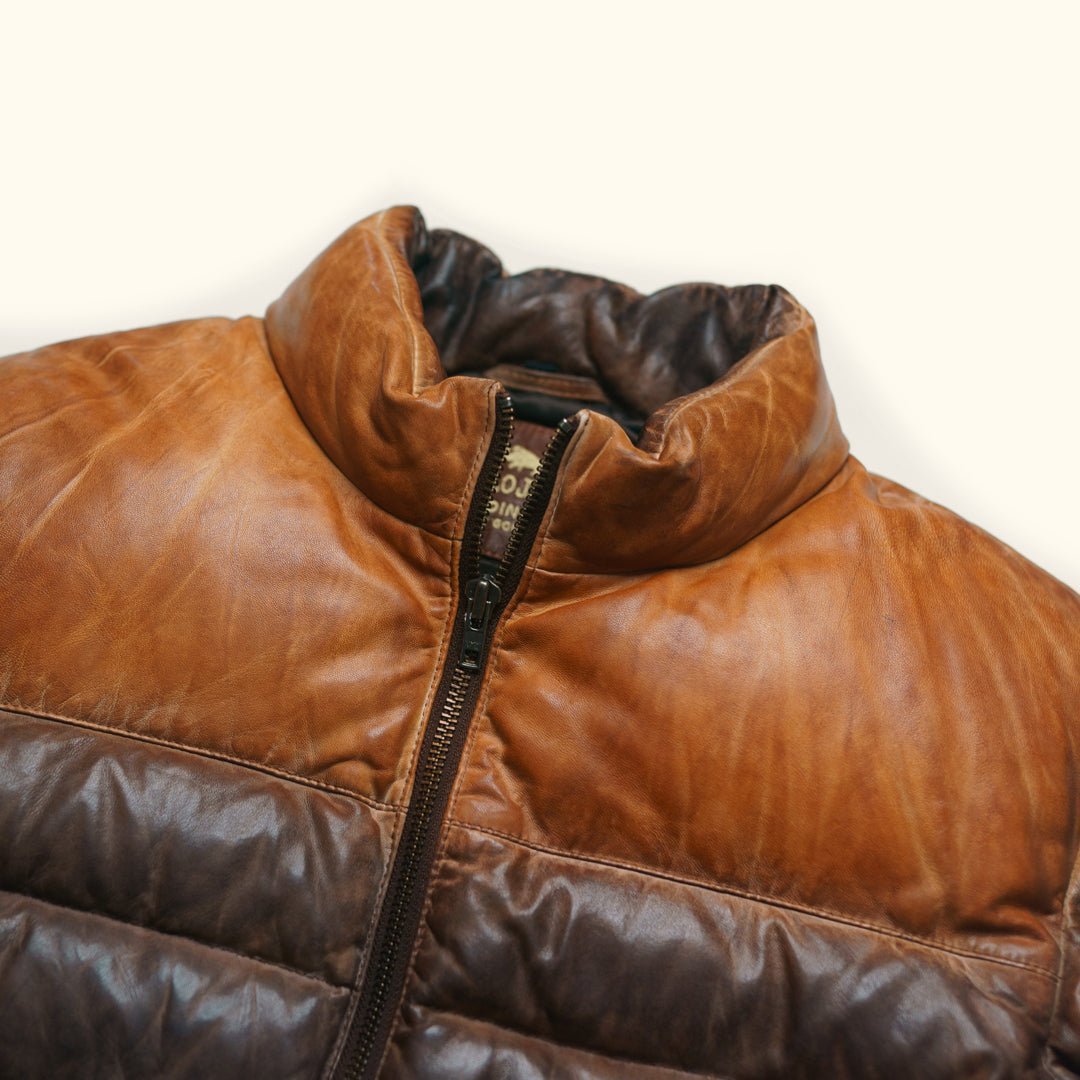 Bridger Leather Down Jacket - Vox Leather