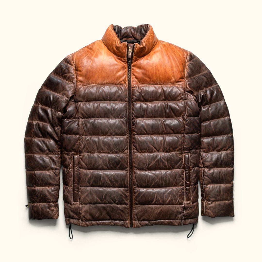 Bridger Leather Down Jacket - Vox Leather