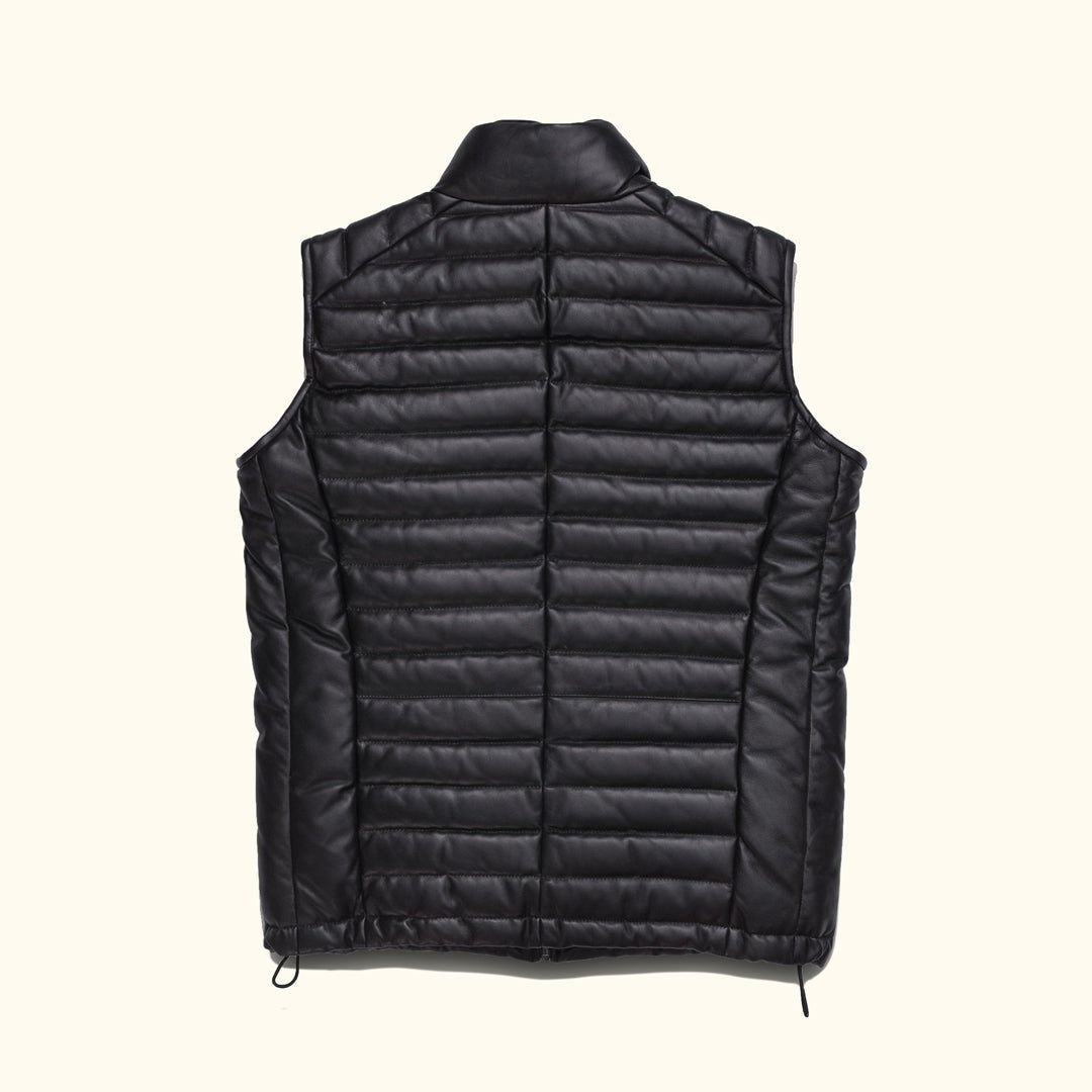 Bridger Leather Down Vest - Rare Leather