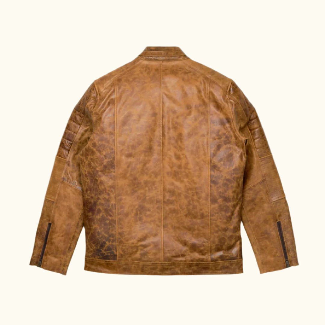 Cafe Racer Leather Jacket - Vox Leather