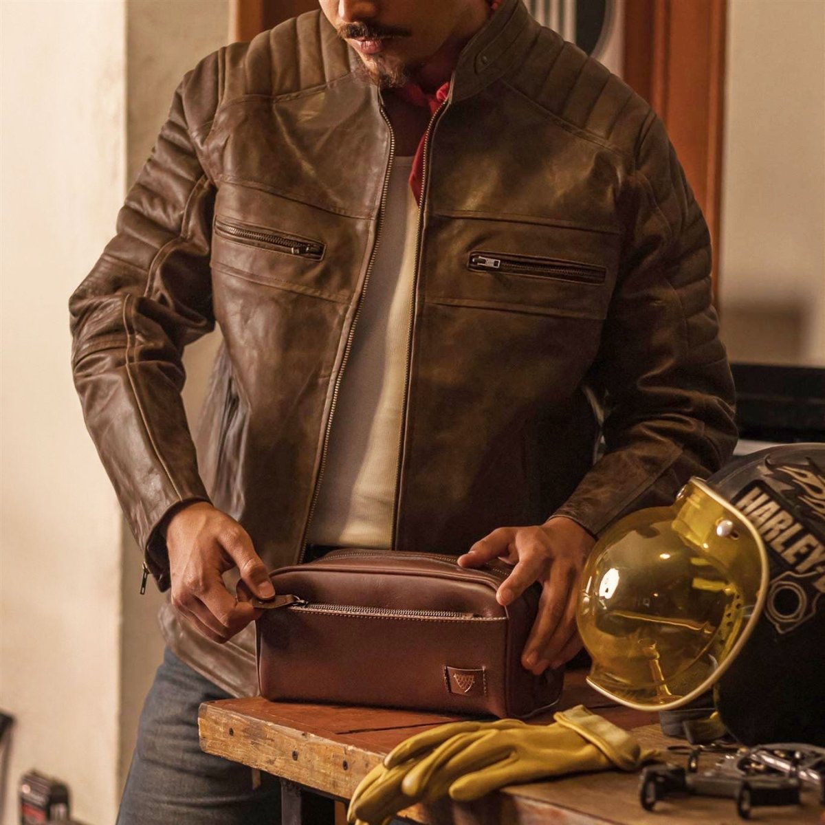 Cafe Racer Leather Jacket - Vox Leather