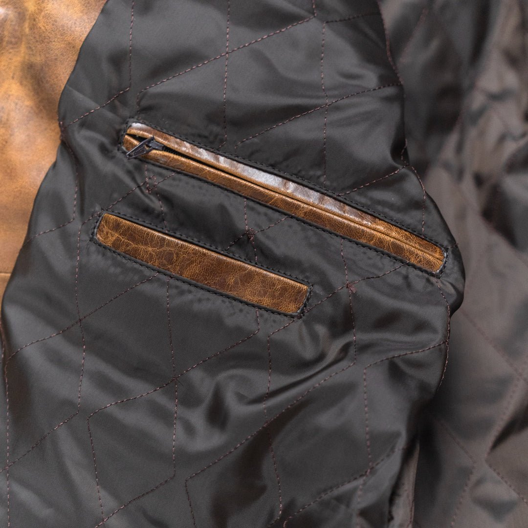 Cafe Racer Leather Jacket - Vox Leather