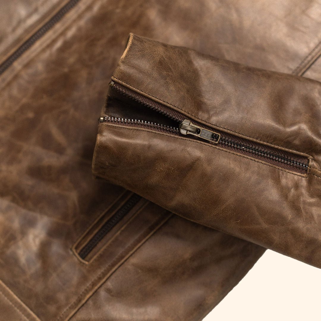 Cafe Racer Leather Jacket - Vox Leather