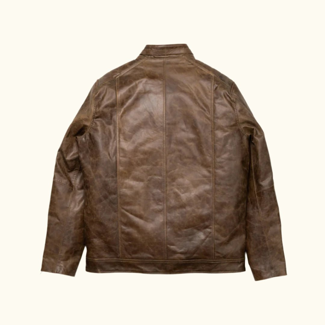 Cafe Racer Leather Jacket - Vox Leather
