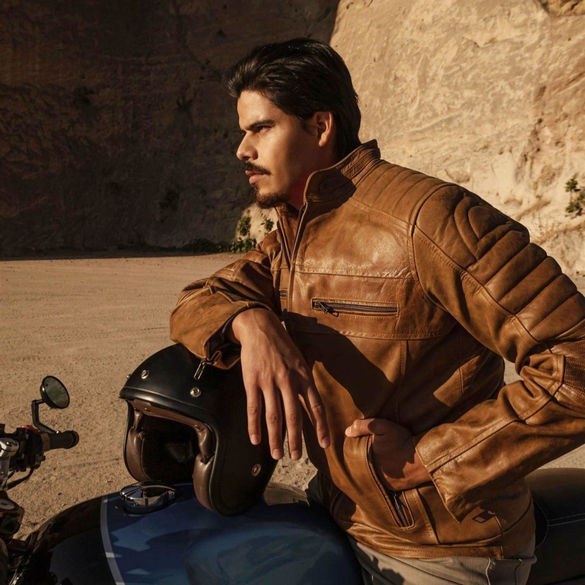 Cafe Racer Leather Jacket - Vox Leather