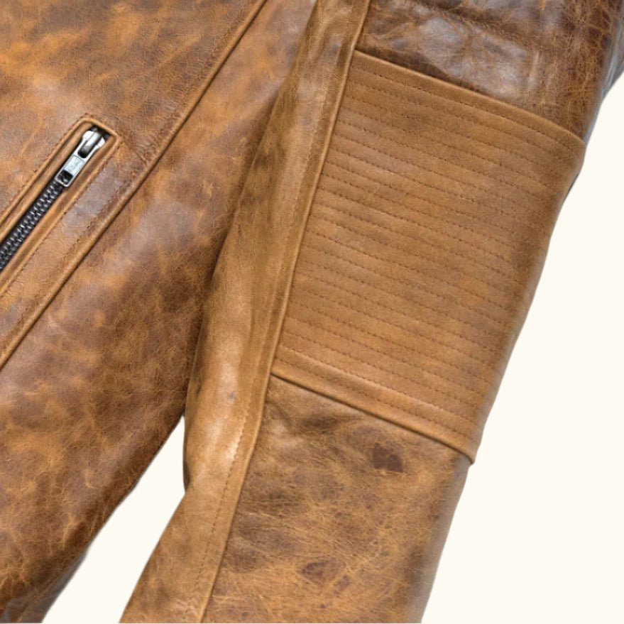 Cafe Racer Leather Jacket - Vox Leather