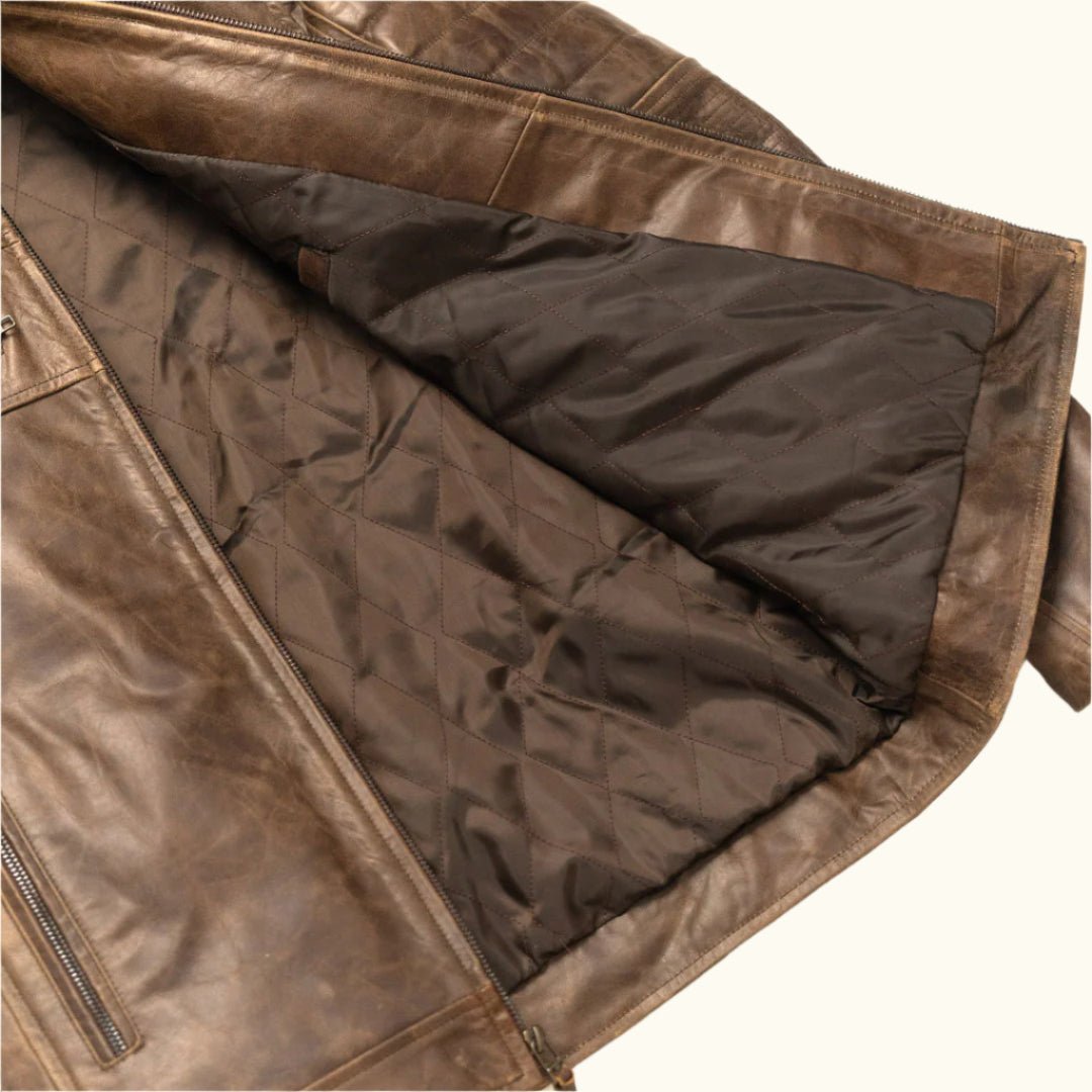 Cafe Racer Leather Jacket - Vox Leather