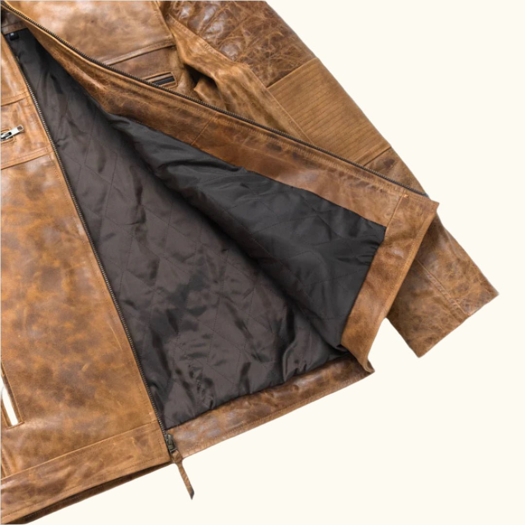 Cafe Racer Leather Jacket - Vox Leather