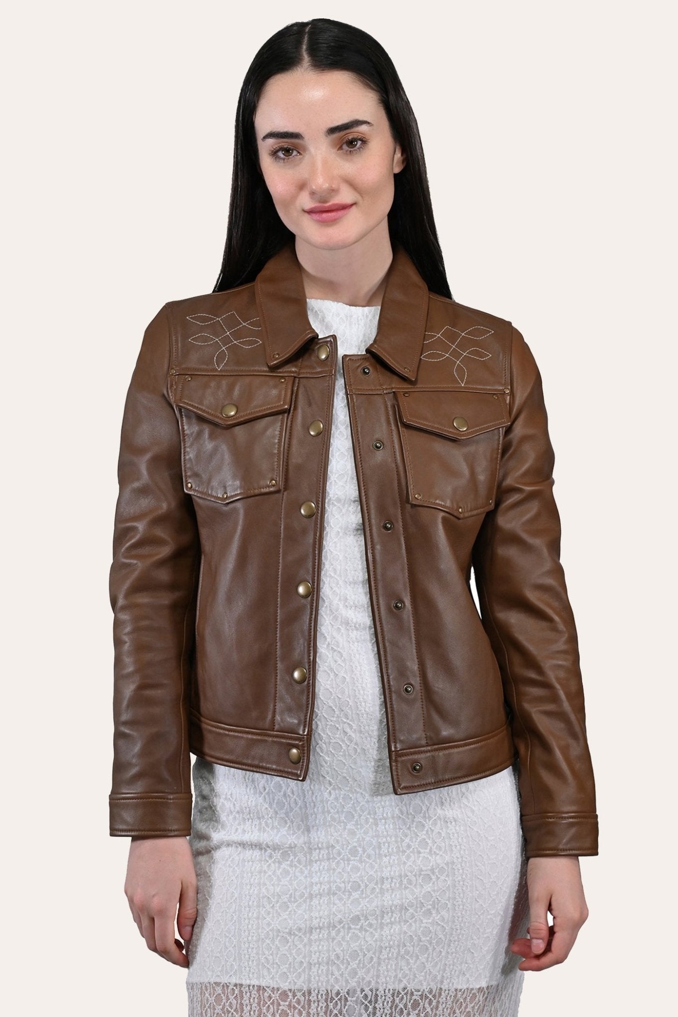 Callum Trucker Jacket - Rare Leather