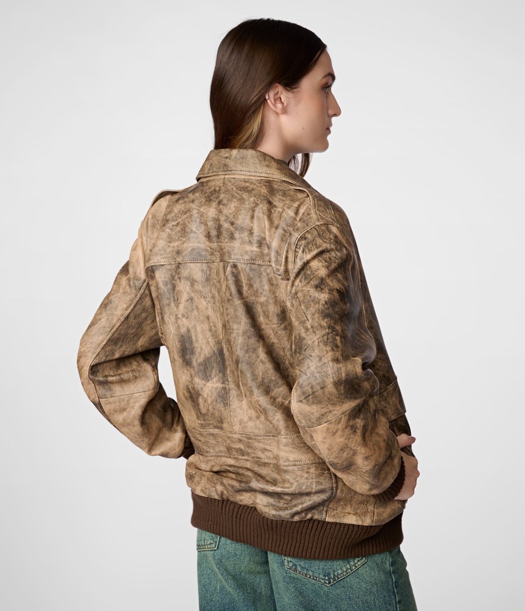 Cassidy Oversized Bomber - Vox Leather