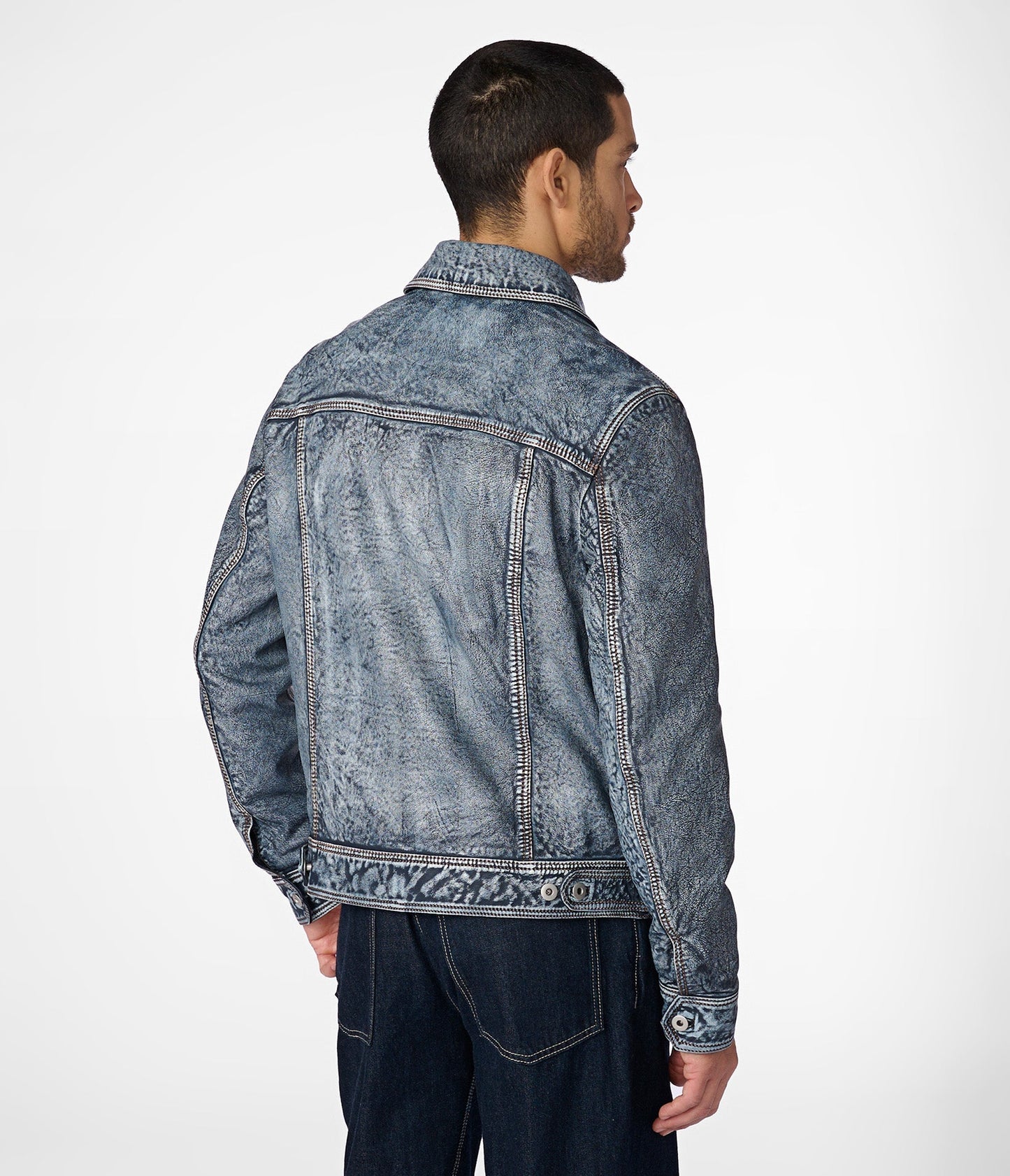 Chase Leather Jean Jacket - Rare Leather
