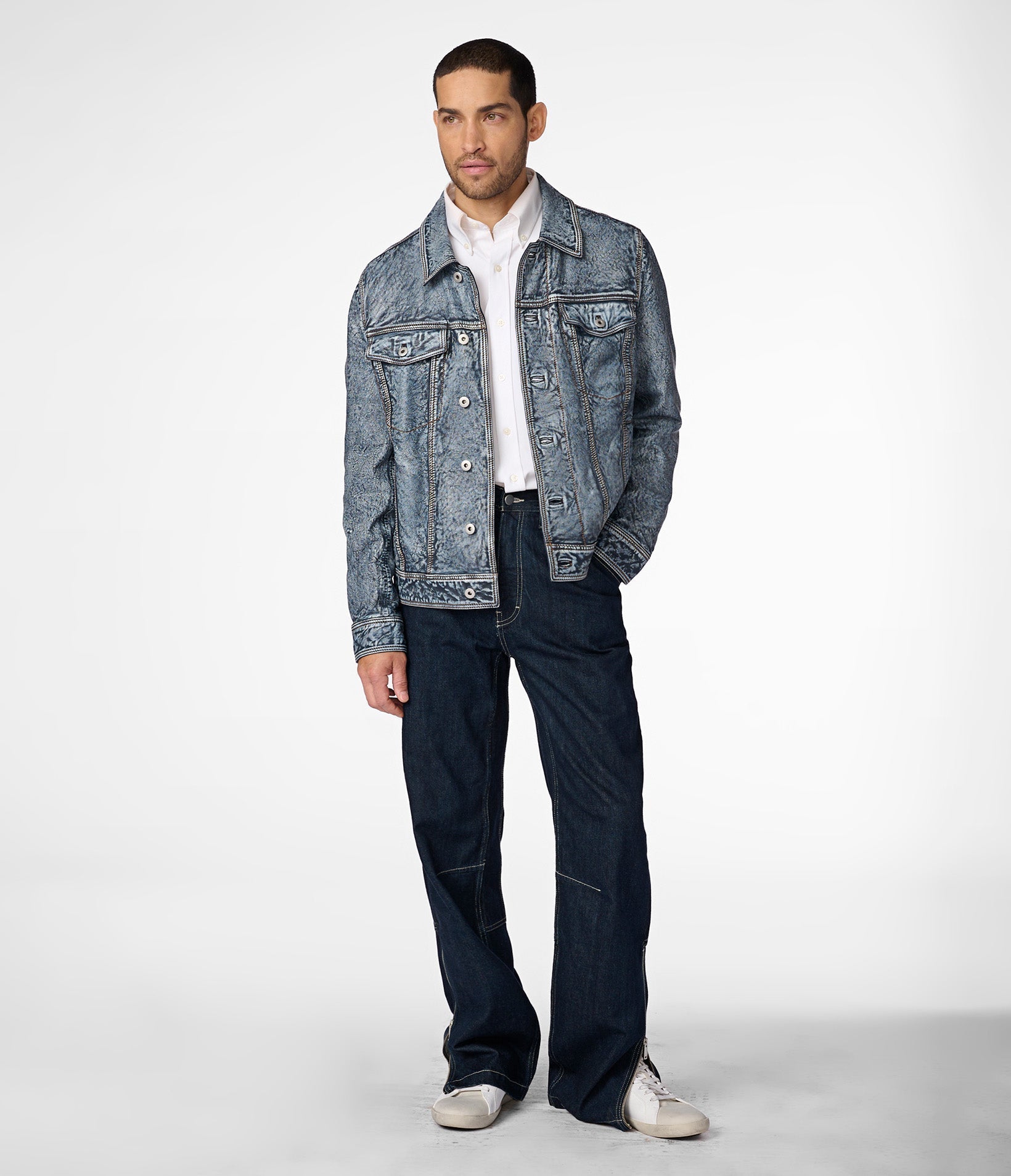 Chase Leather Jean Jacket - Rare Leather