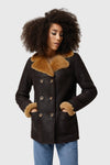 Chelsea Sheepskin Peacoat - Rare Leather